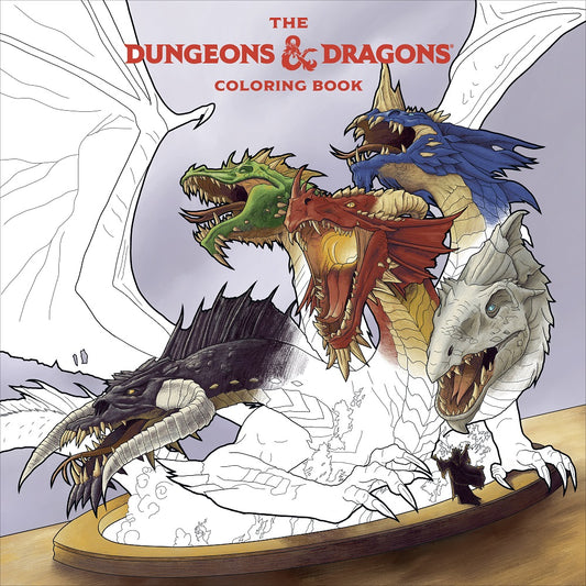 DND The Dungeons & Dragons Colouring  Book