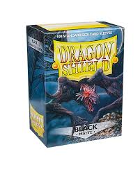 Dragon Shield Sleeves Matte Black 100CT