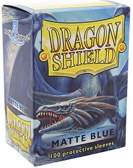 Dragon Shield Sleeves Matte Blue 100CT