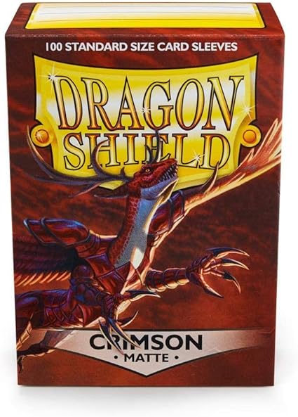 Dragon Shield Sleeves Matte Crimson 100CT