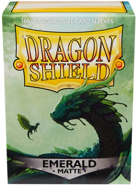 Dragon Shield Sleeves Matte Emerald 100CT