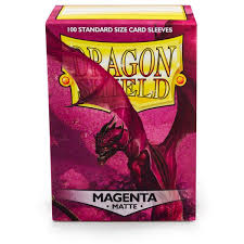 Dragon Shield Sleeves Matte Magenta 100CT