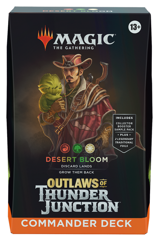 MTG Outlaws Of Thunder Junction Commander Deck - Desert Bloom