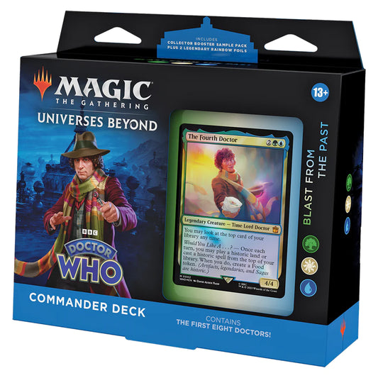 MTG Universes Beyond Doctor Who Commander Deck - Blast From The Past