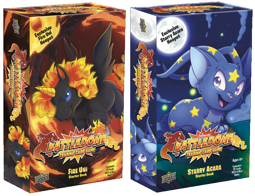 Neopets Battledome TCG Fire & Starry Starter Decks