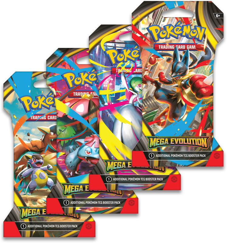 Pokemon Mega Evolution 01 Sleeved Packs