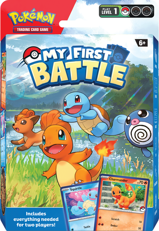 Pokemon My First Battle - Charmander & Squirtle