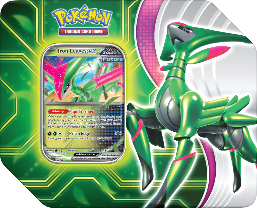 Pokemon Paradox Clash Tin - Iron Leaves EX