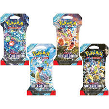 Pokemon Scarlet & Violet 7 Stellar Crown Sleeved Packs