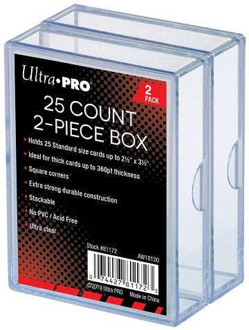 Ultra-Pro 2-Piece Box 025ct