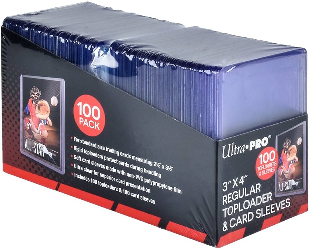 Ultra-Pro Regular Top Loaders & Sleeves 100 Ct