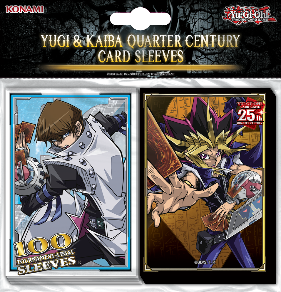 Yu-Gi-Oh! Yugi/Kaiba Quarter Century Card Sleeves