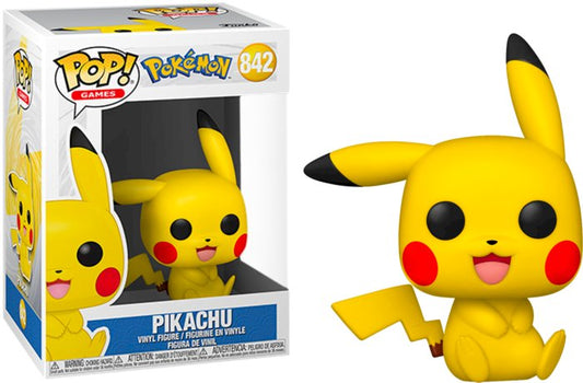 0842 Pikachu Sitting Pop