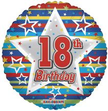 Balloon Foil 18 Inch 18th Birthday Boy