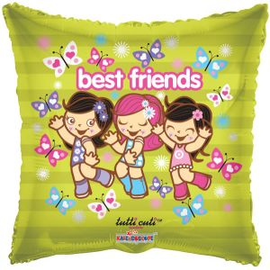 Balloon Foil 18 Inch Best Friends