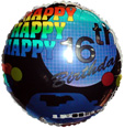 Balloon Foil 18 Inch 16th Birthday Boy