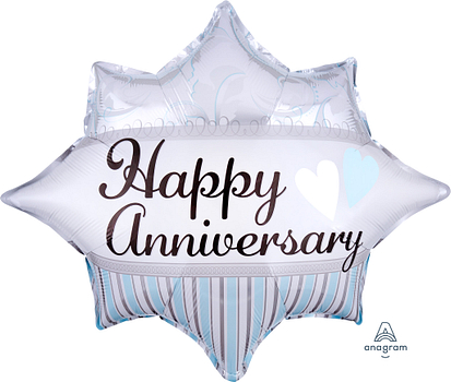 Balloon Foil 18 Inch Happy Anniversary