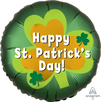 Balloon Foil 18 Inch Happy St. Patrick's Day Round