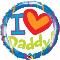 Balloon Foil 18 Inch I Love Daddy