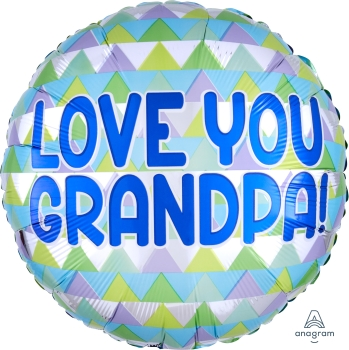 Balloon Foil 18 Inch Love You Grandpa