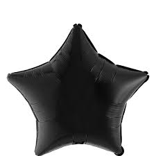 Balloon Foil 19 Inch Star Black Opaque