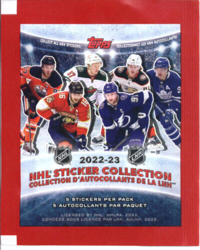 2022-23 Topps Hockey NHL Sticker Packs