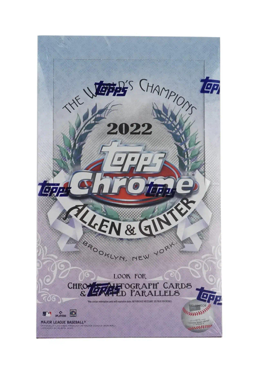 2022 Topps Baseball Allen & Ginter Chrome Hobby Box
