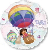 Balloon Foil Super Shape See-Thru Dora