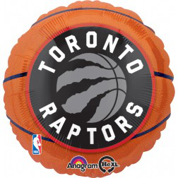 Balloon Foil 18 Inch Basketball Toronto Raptors