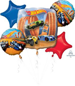 Balloon Foil Bouquet Hot Wheels Racer