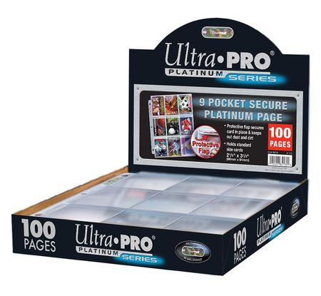 Ultra-Pro 9Pkt Platinum 100 Page Secure Box