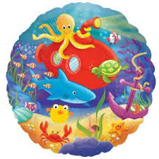 Balloon Foil 18 Inch Deep Sea Fun Foil