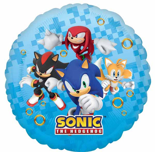 Balloon Foil 18 Inch Sonic The Hedgehog