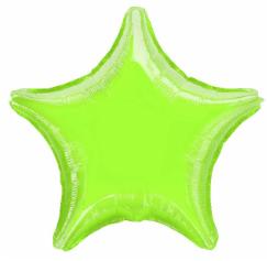 Balloon Foil 19 Inch Star Metallic Lime Green
