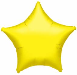 Balloon Foil 19 Inch Star Metallic Yellow