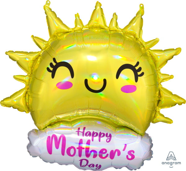 Balloon Foil Super Shape Happy Mother's Day Sun