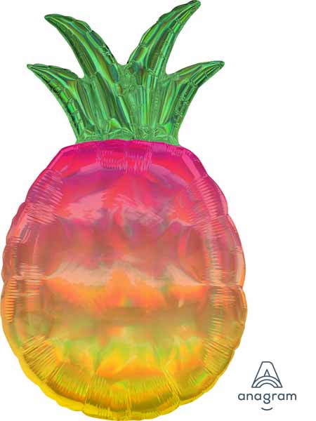 Balloon Foil Super Shape Iridescent Pineapple