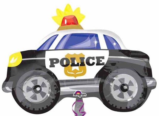 Balloon Foil Super Shape Police Car