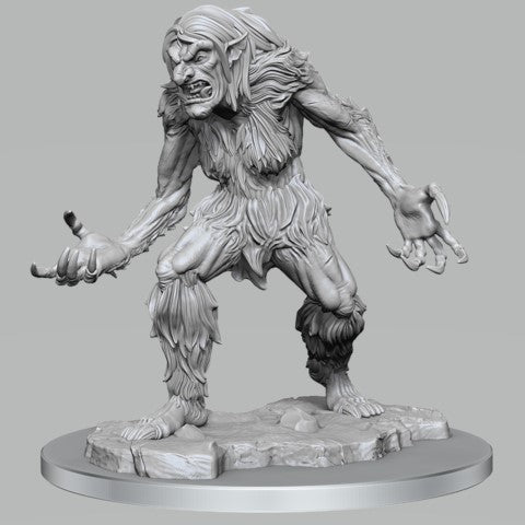 DND Unpainted Minis WV16 Ice Troll Female
