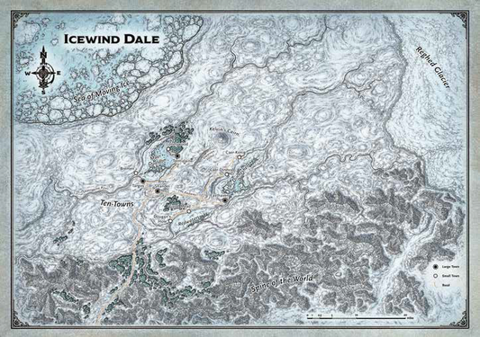 DND Map Set Icewind Dale (30X21)