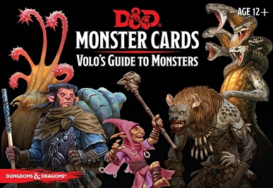 DND Monster Cards Volo's Guide to Monsters