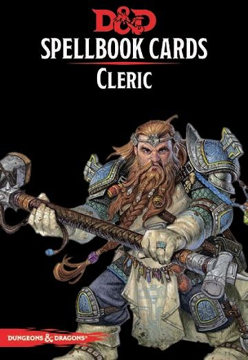 DND Spellbook Cards Cleric 2ND Edition