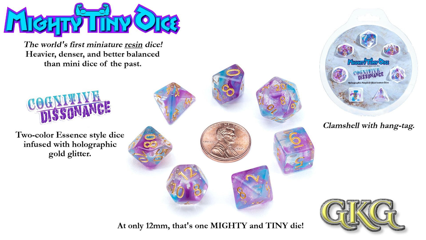 Dice Mighty Tiny - Cognitive Dissonance 7-Die Set