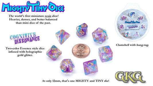 Dice Mighty Tiny - Cognitive Dissonance 7-Die Set
