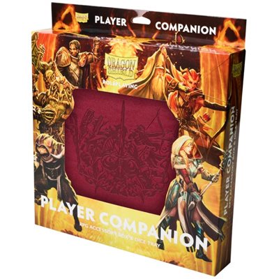 Dragon Shield RPG Player Companion Box & Tray Blood Red