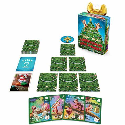 Funko Disney Chip N Dale Christmas Treasures Card Game
