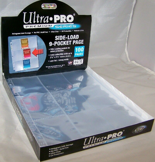 Ultra-Pro 9Pkt Platinum Single Page Side Load