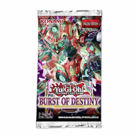 Yu-Gi-Oh! Burst Of Destiny Booster Packs