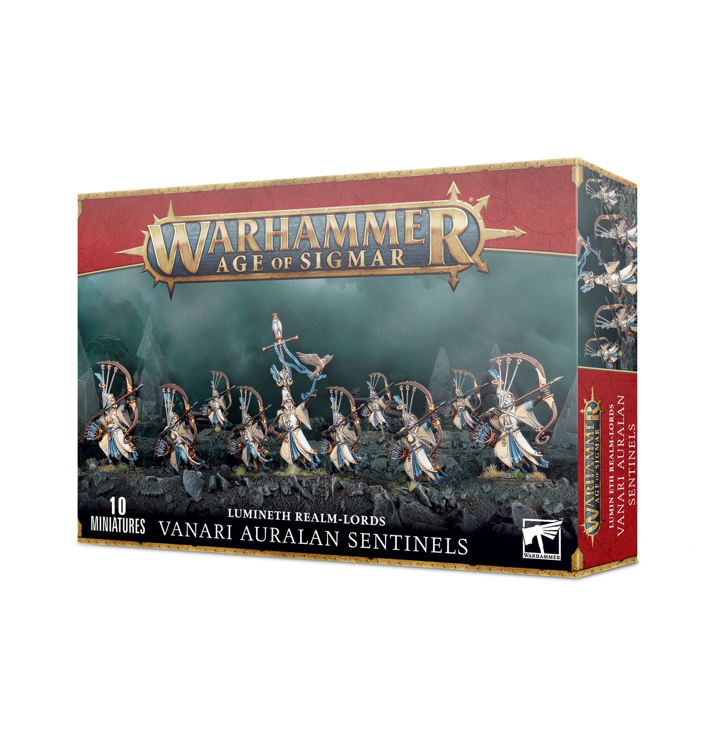 Warhammer Age Of Sigma - Lumineth Realm-Lords Vanari Auralan Sentinels