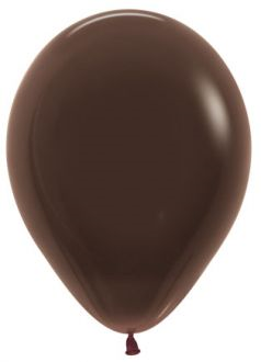 Balloon Latex 11 Inch Fashion Round Chocolate